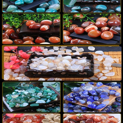 Mixed Agate Stone Vase Filler Landscape Bottom Decoration