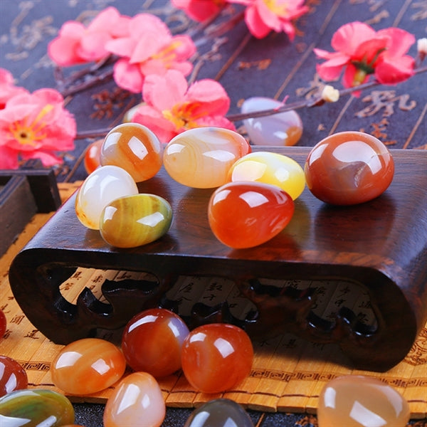 Mixed Agate Stone Vase Filler Landscape Bottom Decoration