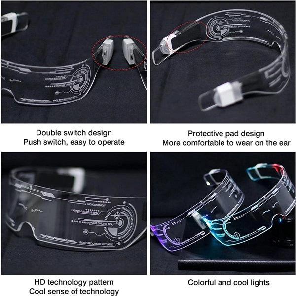 Flashing Neon Bar Party Led Glasses