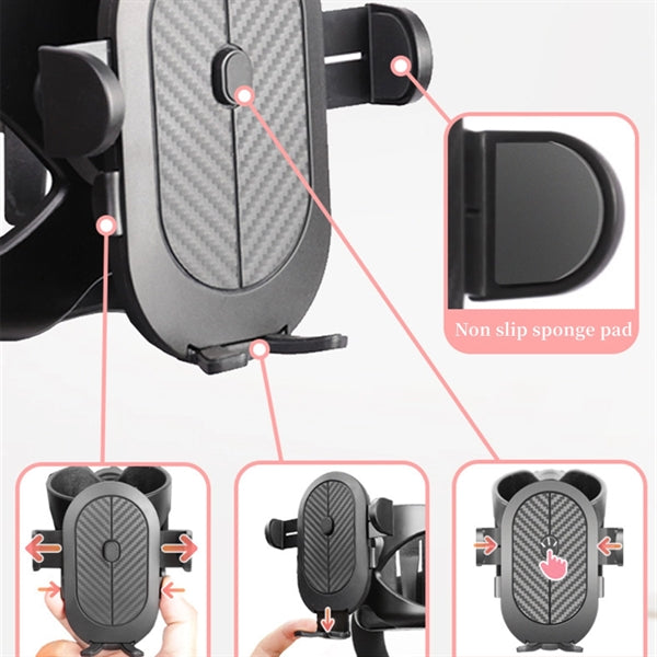 2 In 1 Cup Holder Phone Stand