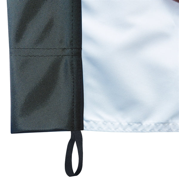 8' Single Reverse Portable Half Drop Banner w/ Hardware Set