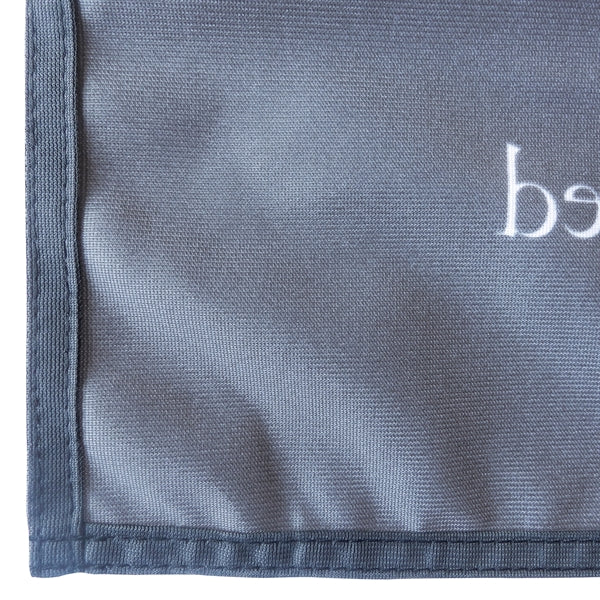8' Single Reverse Portable Half Drop Banner w/ Hardware Set