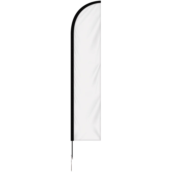 10' Single Reverse Portable Half Drop Banner w/ Hardware Set