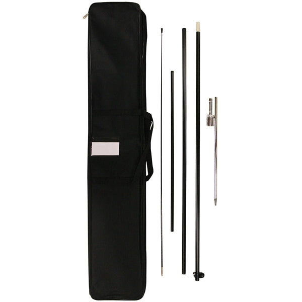 10' Single Reverse Portable Half Drop Banner w/ Hardware Set
