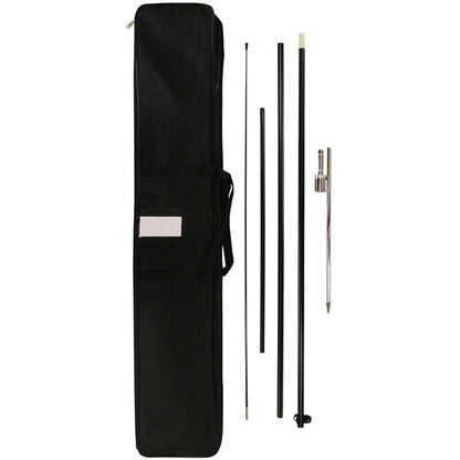 10' Single Reverse Portable Half Drop Banner w/ Hardware Set