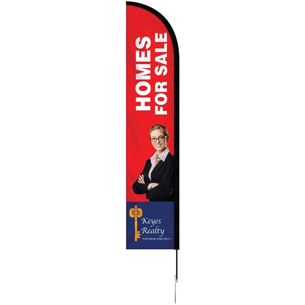 10' Double Sided Portable Half Drop Banner w/ Hardware Set