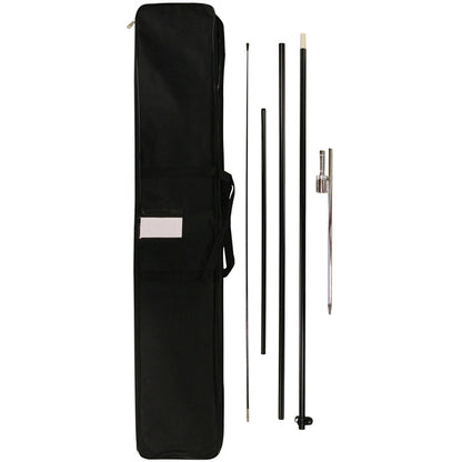 10' Double Sided Portable Half Drop Banner w/ Hardware Set