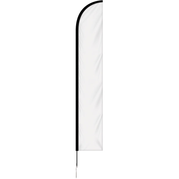 12' Double Sided Portable Half Drop Banner w/ Hardware Set