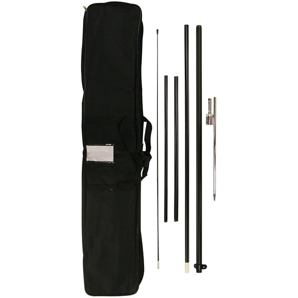 12' Double Sided Portable Half Drop Banner w/ Hardware Set