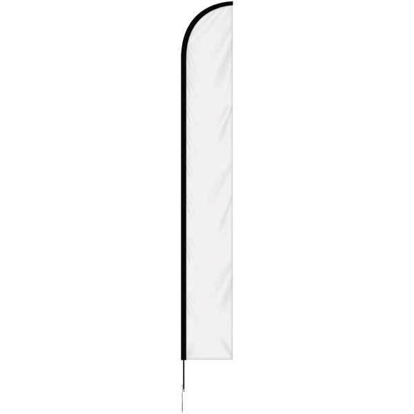 15' Single Reverse Portable Half Drop Banner w/ Hardware Set