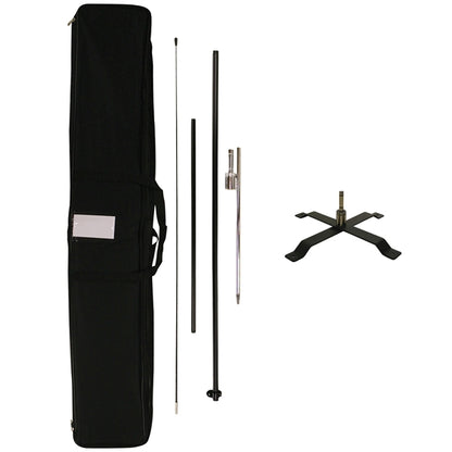 6' Portable Single Reverse Half Drop Kit w/ Cross Base