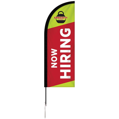 6' Portable Double Sided Half Drop Kit w/ Cross Base