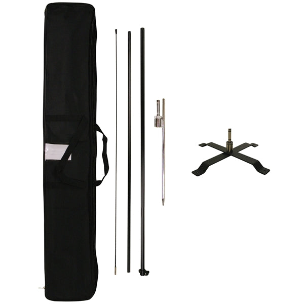 8' Portable Single Reverse Half Drop Kit w/ Cross Base
