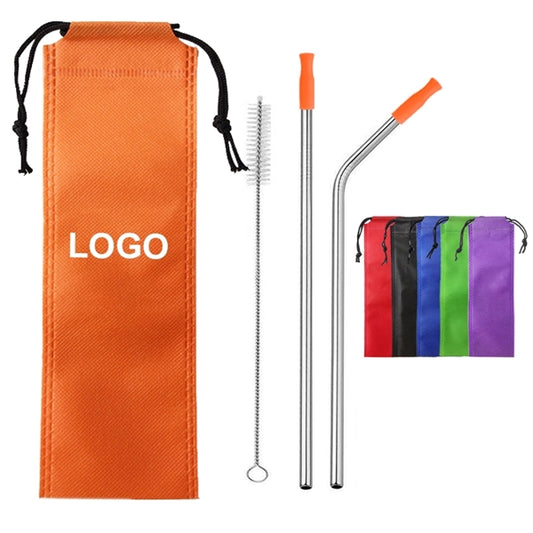 Stainless Steel Straw Drinking Set