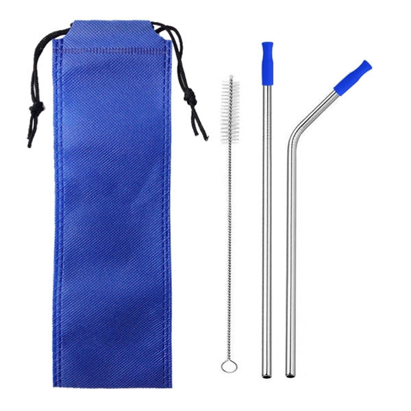 Stainless Steel Straw Drinking Set