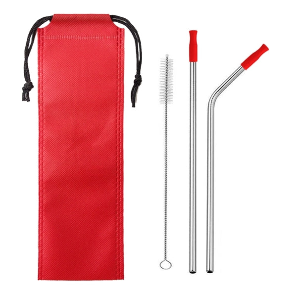 Stainless Steel Straw Drinking Set