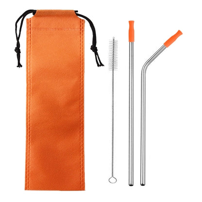 Stainless Steel Straw Drinking Set