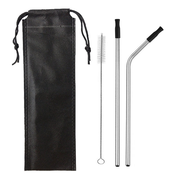 Stainless Steel Straw Drinking Set
