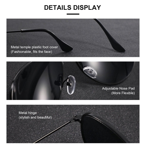 Metal Frame Classic Aviator Sunglasses