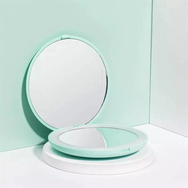 Compact Mirror with LED Light