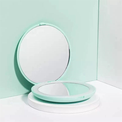 Compact Mirror with LED Light