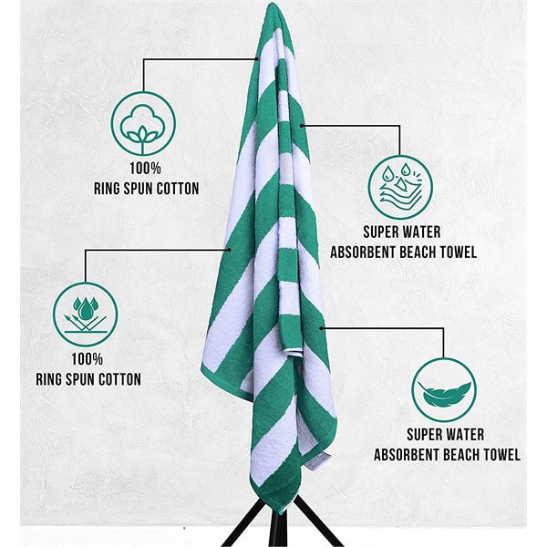 Cotton Cabana Stripe Beach Towel
