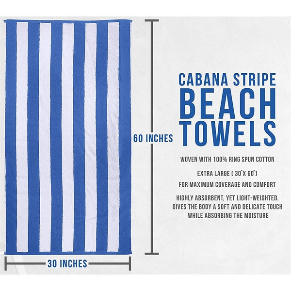 Cotton Cabana Stripe Beach Towel