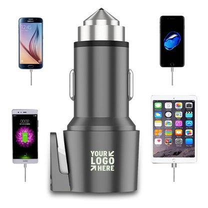 2-Ports Usb Charger Vehicle Emergency Escape Tool