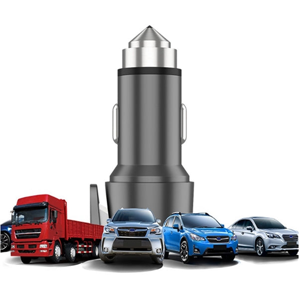 2-Ports Usb Charger Vehicle Emergency Escape Tool