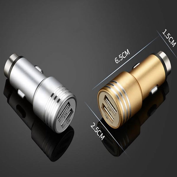 Car Safety Hammer Premium Metal Bullet Usb Charger