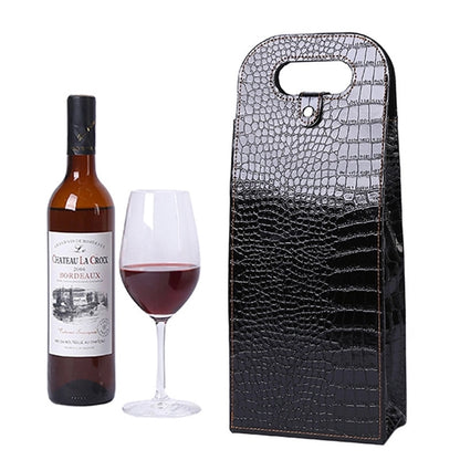 Leather Wine Bag Carrier Tote