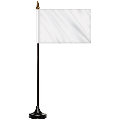 4" x 6" Double Sided Stick Flag with Black Plastic Base