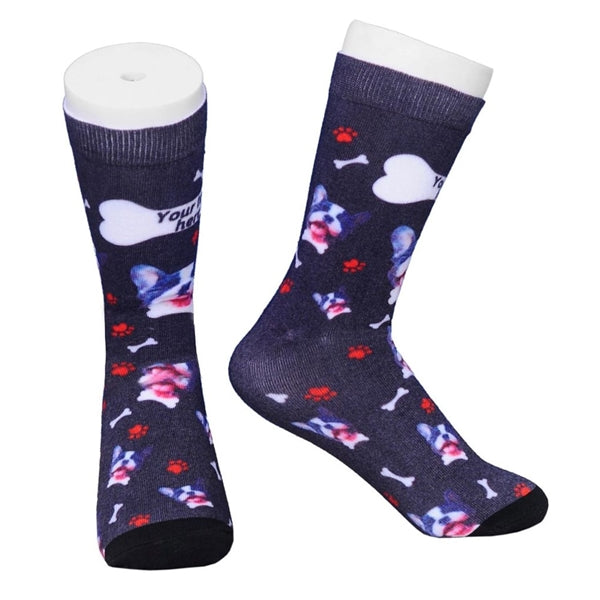 Kids Mid Crew 360 digital printed socks