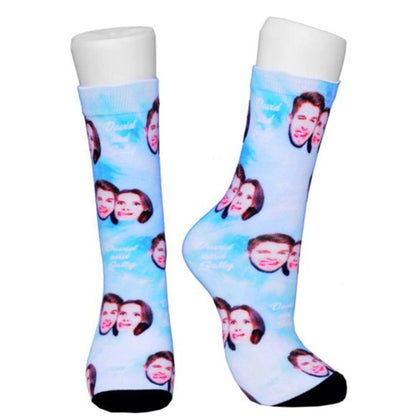 Youth Mid Crew 360 digital printed socks w/ customization