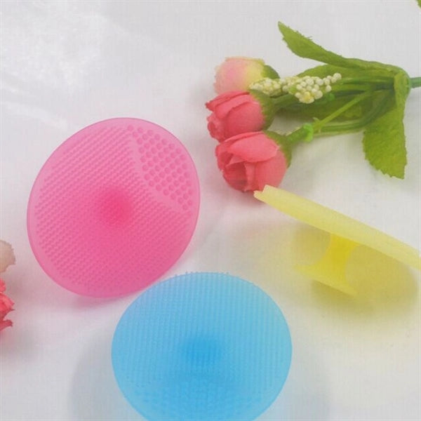 Silicone Gel Egg Shaped Washing Face Cleaning Pad