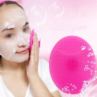 Silicone Gel Egg Shaped Washing Face Cleaning Pad