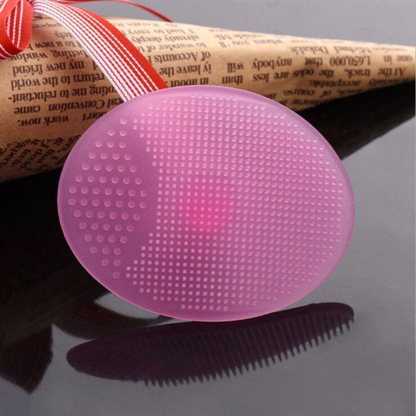 Silicone Gel Egg Shaped Washing Face Cleaning Pad