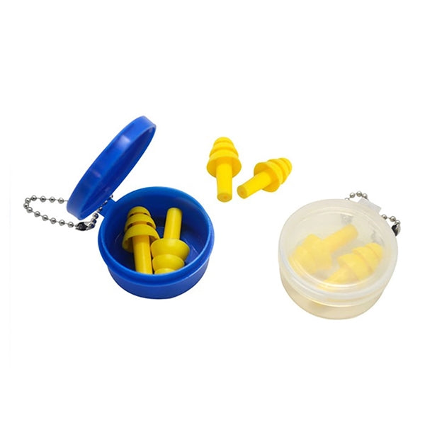 Silicone Corded Earplugs With Carrying Case