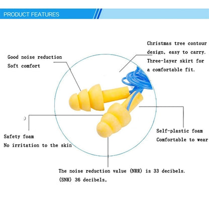 Silicone Corded Earplugs With Carrying Case
