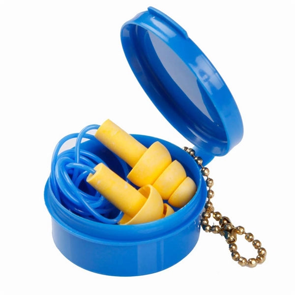 Silicone Corded Earplugs With Carrying Case