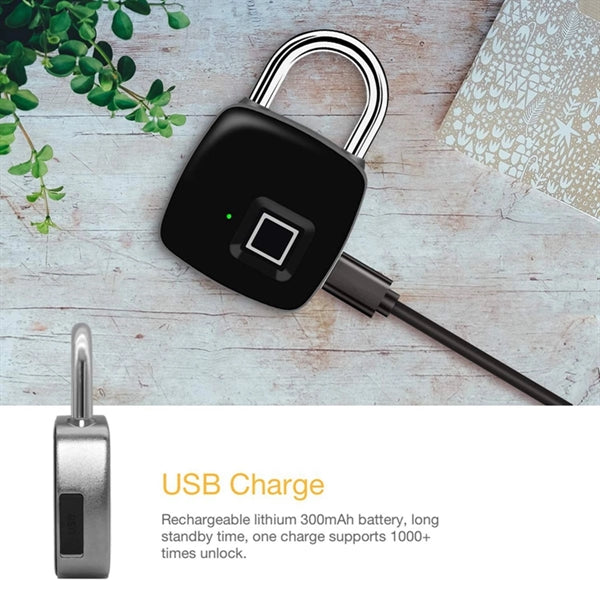 Smart Fingerprint Padlock Keyless Door Lock