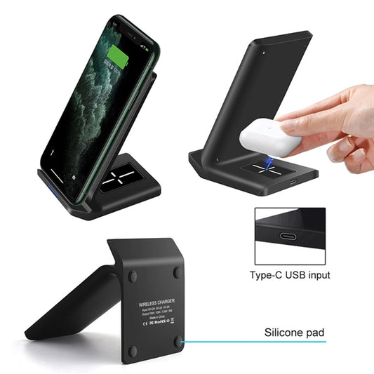 2 In 1 Wireless Charger Stand