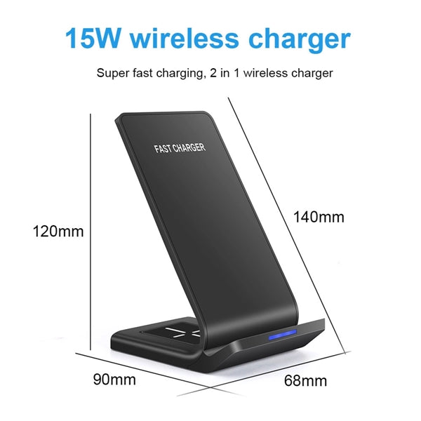 2 In 1 Wireless Charger Stand