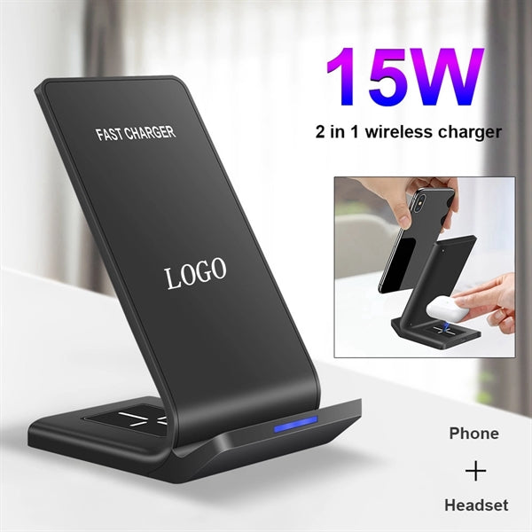 2 In 1 Wireless Charger Stand