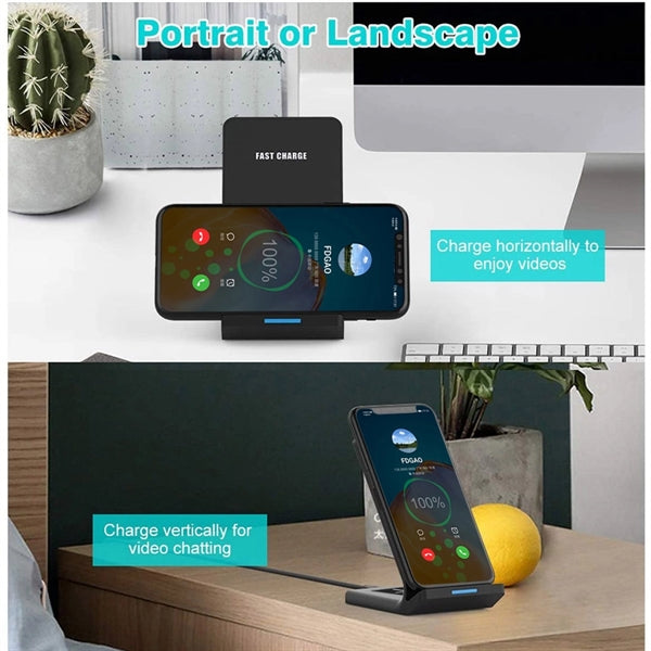 2 In 1 Wireless Charger Stand
