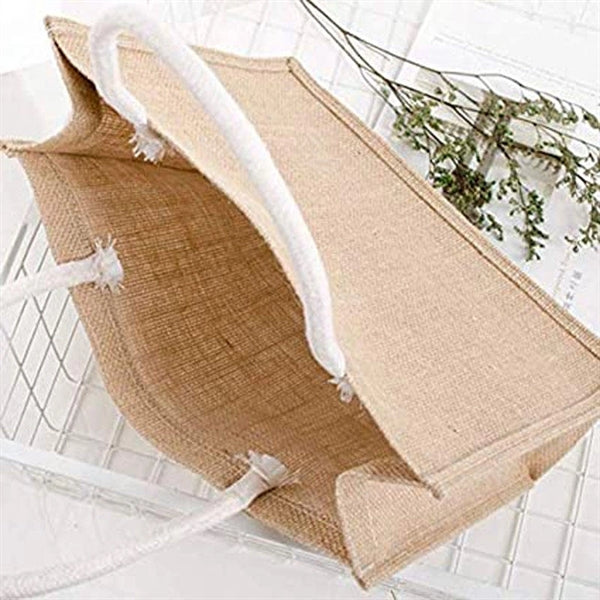 Rope Handle Jute Bag