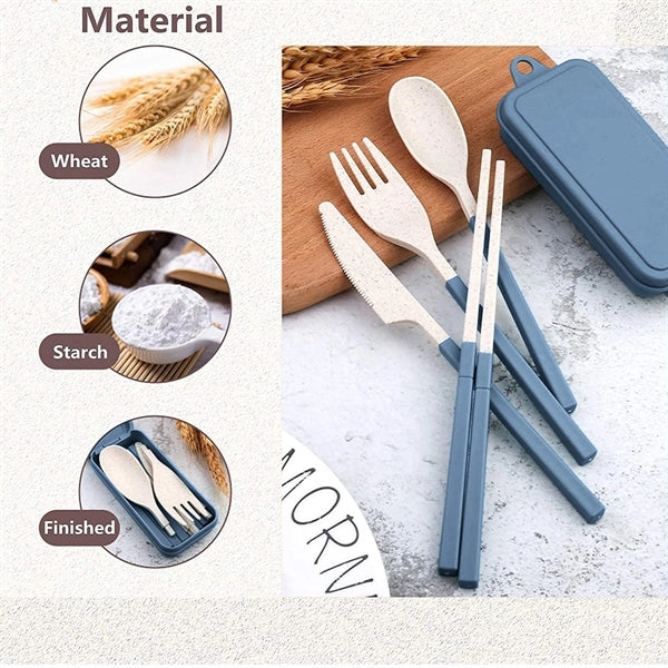 Biodegradable Wheat Straw Flatware Set