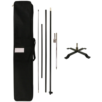 10' Portable Single Reverse Half Drop Kit w/ Cross Base