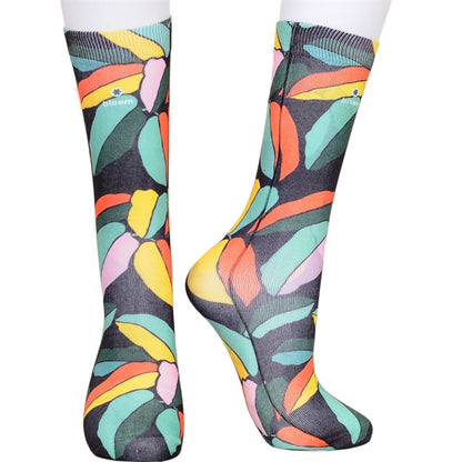 Mid Crew unisex sublimated full color socks
