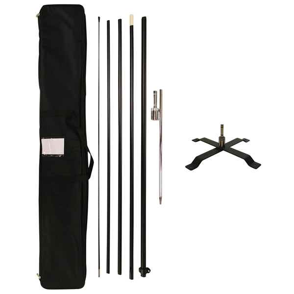 15' Portable Single Reverse Half Drop Kit w/ Cross Base